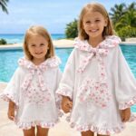 Poncho em Turco Bambu- Estrelas do Mar