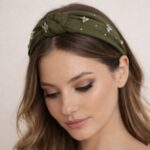 Bandolete Turbante Com Borboletas em Cristal